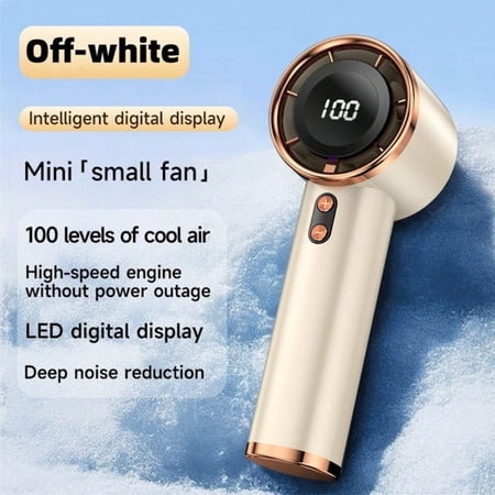 Handheld Fan 100-Speed Stepless Type-C Fast Charging Brushless Portable