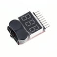 thumbnail image 4 of 1-8S Probador de batería Lipo Zumbador Alarma Alarma de advertencia Zumbador Portátil RC Lipo Batería Alarma Comprobador RC Repuestos Módulo ajustable CUTICAT Alarma de zumbador de bajo voltaje, 4 of 7