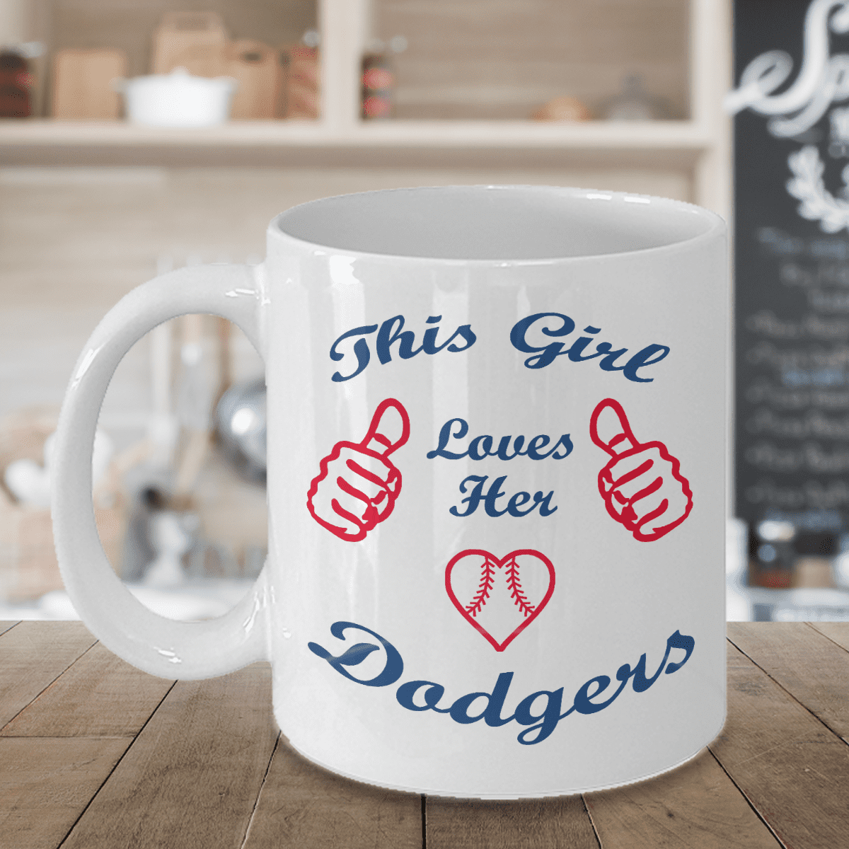  Baseball Fan Coffee Mug, This Girl Loves Her Dodgers-Travel Coffee  Mug 14 oz For Baseball Player, Fan, Baseball Lover,Girlfriend : Home &  Kitchen