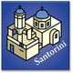 thumbnail image 1 of Cuadro Canvas Pixtreats Santorini 100X100 cm, 1 of 4