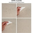 thumbnail image 4 of NLMUVW Round Linen Tablecloth 48 Inch, Oatmeal Table Cloth Farmhouse Textured Table Cover for Dining Kitchen Party, 4 of 13