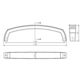 thumbnail image 2 of Richelieu BP785128BORB 5" Center To Center Handle Cabinet Pull From The Expression, 2 of 2