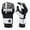 Black White, variant on MMA Gloves for Grappling Sparring, with Open Ventilated Palm, Martial Arts Mitts Suitable for Men Women, Sports Training, Muay Thai, Punching Bag Gloves and Kickboxing| Black White L/XL