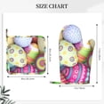 thumbnail image 4 of Disketp Colorful Easter Eggs Oven Mitts And Potholders Bbq Gloves-Oven Mitts And Pot Holders With Recycled Infill Silicone Non-Slip Cooking Gloves For Cooking Baking Grilling, 4 of 9