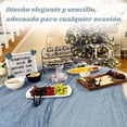 thumbnail image 4 of 2 Piezas Caminos de Mesa de Gasa de 4 Metros, Camino Mesa Azul con Tela de Chiffon para Decoración de la Mesa, Hogar y Casa, Table Runner Rectangular para Banquete, Boda, Fiesta de Cumpleaños, 4 of 4