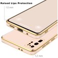 thumbnail image 4 of Galaxy S20 Ultra Case,  for Electroplated Samsung Galaxy S20 Ultra 4G/5G Phone Case, Case Soft TPU Protective Shockproof Flexible Samsung Galaxy S20 Ultra Case 6.9 inch,Pink, 4 of 13
