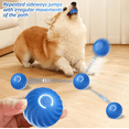 thumbnail image 3 of Smart Interactive Bouncing Ball Pet Toy LED Light Blue 2.64 in for Dog Cat, 3 of 9