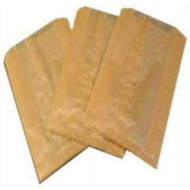 Bagcraft Kraft Sanitary Napkin Disposal Wax Bag Liner, 7.5 x 3.5 x 10.25 inch -- 500 per case.