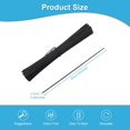 thumbnail image 2 of 1000 10-inch plastic twist ties, reusable black cable wire ties, suitable for bread bags, plants, parties, cellophane candy gift bags, cake sticks, 2 of 3