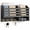 C-Black, variant on Key Holder Wall Mount with Drawer and 6 Sturdy Hooks