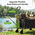thumbnail image 5 of ANSFIL Folding Wagon with Extended Tailgate, 390LBS Heavy Duty Foldable Utility Wagon Cart for Shopping/Beach/Garden/Camping/Sports, 5 of 10
