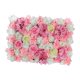 thumbnail image 2 of Panel de pared de flores artificiales Gloria adorno de estera floral telón de fondo de flores rosas 40 cm x 60 cm, 2 of 9