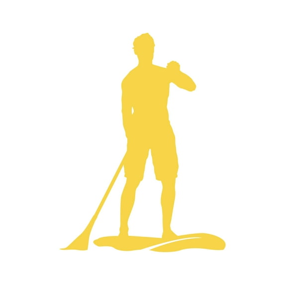 Paddleboarding Sticker Decal Die Cut - Self Adhesive Vinyl - Weatherproof - Made in USA - Many Color and Sizes - surf paddle board