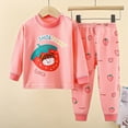 thumbnail image 2 of TOWED22 2pcs Toddler Baby Girl Boy Fall Winter Clothes Long Sleeve Hooded Sweatshirt Tops Casual Pants Set Print Outfits Clothing(Light Pink,3-4 Y), 2 of 4