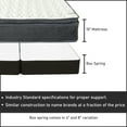 thumbnail image 4 of Continental Sleep, 10" Medium Pillow Top Hybrid Mattress & 4” Wood Box Spring Set, Queen, 4 of 5