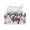 Cartoon Flowers Design, variant on Chririnla Skull Book Floral Pattern Rectangle Tissue Box Cover, Foldable Rectangular Cuboid Tissue Box Cover Waterproof Bottom Belt Facial Tissue Holder for Car Bathroom
