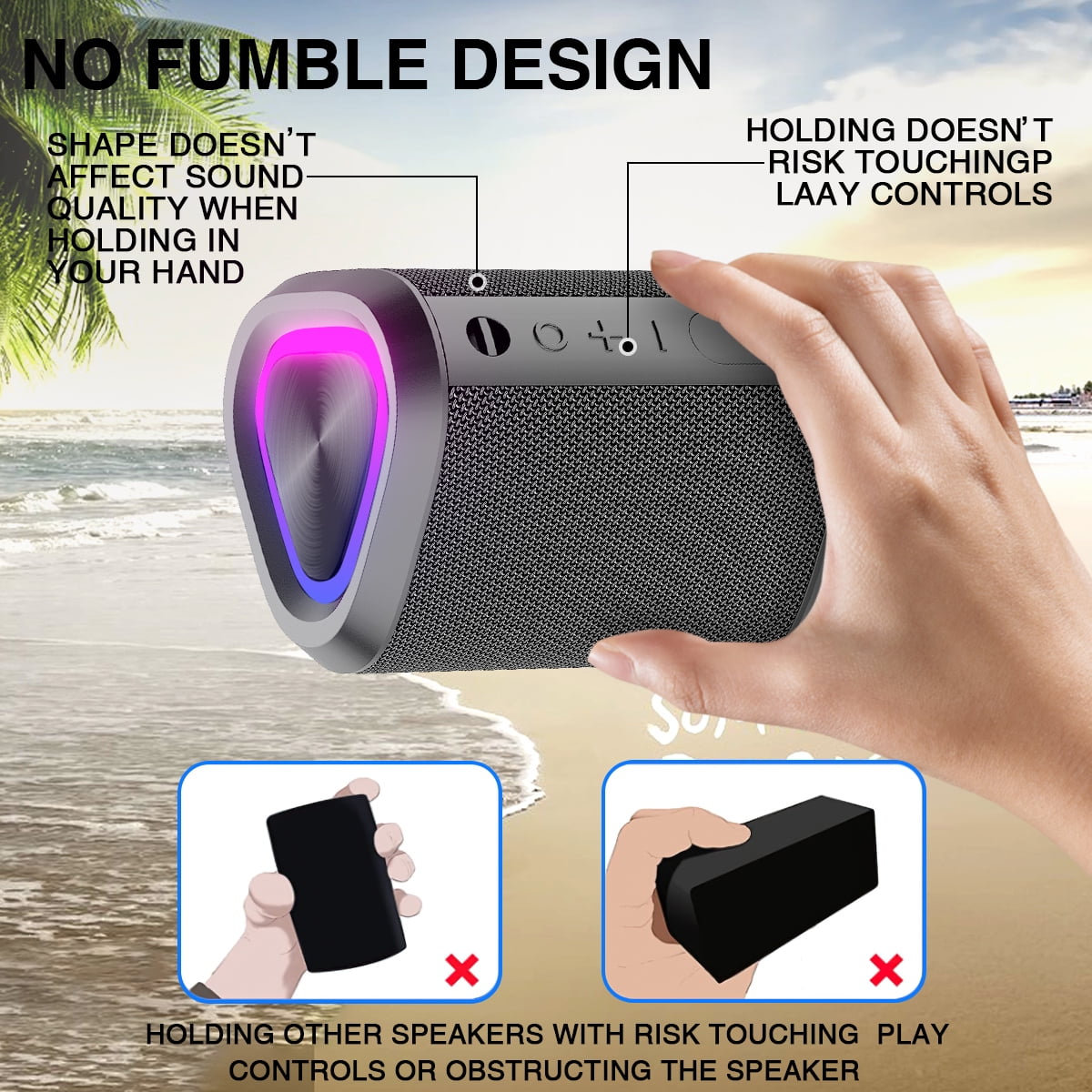 wireless speaker❤️ Walmart Black Friday Deals 2025 - Hoey Bluetooth Speaker, Portable