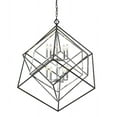 thumbnail image 2 of 10 Light Chandelier In Linear Style 41.5 Inches Wide By 44.5 Inches High-Chrome/Matte Black Finish    -Traditional Installation Z-Lite 457-10Ch-Mb, 2 of 4