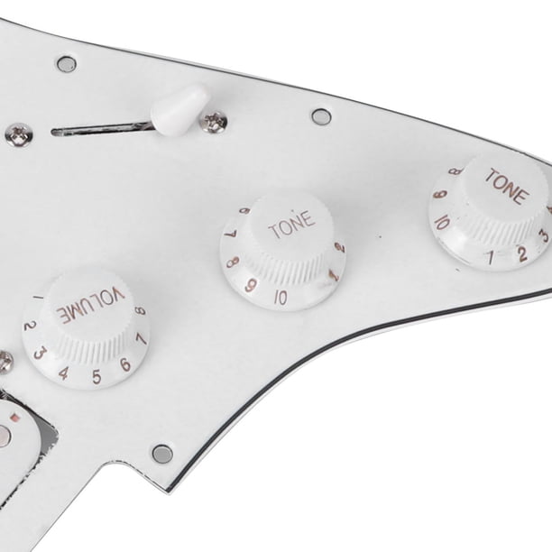Humbucker Cargado Con Tablero de Guitarra Eléctrica, Pastilla Hsh de Tablero de Guitarra Eléctrica, Juego de Golpeador Precklareado para Guitarra Eléctrica SQ SQ