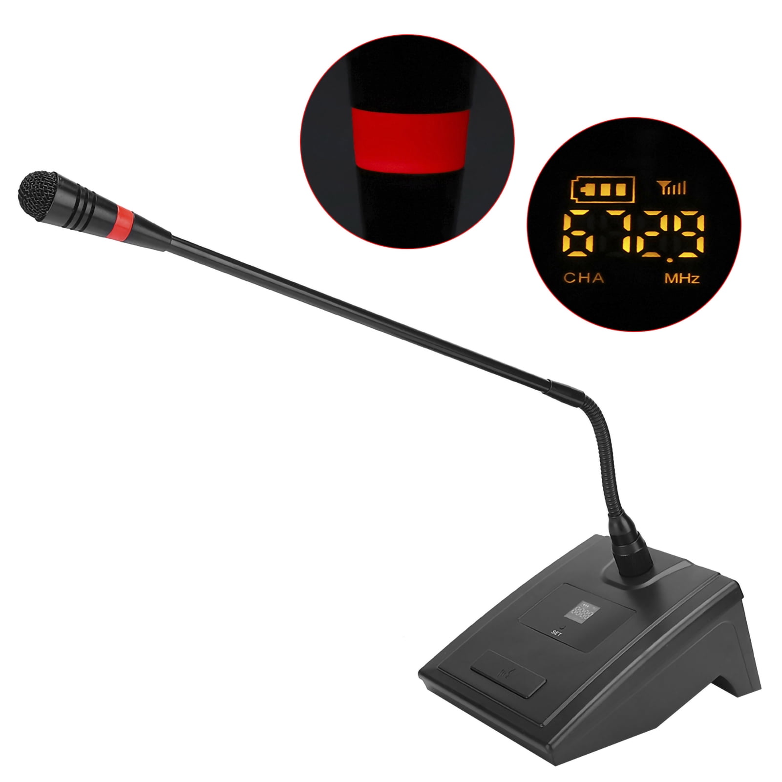 Multifunction Gooseneck Microphone Wireless Omnidirectional Conference Desktop Mic