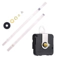 thumbnail image 1 of Kits de mecanismo de movimiento de reloj de pared que funcionan con pilas, Kit de Motor de reloj de repuesto, accesorios, timbre de movimiento con par de manos plateadas. perfecl Mecanismos de reloj, 1 of 6