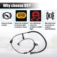 thumbnail image 5 of Unique Bargains Front Left or Right ABS Wheel Speed Sensor No.FL3Z2C204A/JL3Z2C204A Replace for Ford F-150 2015-2017, 5 of 6
