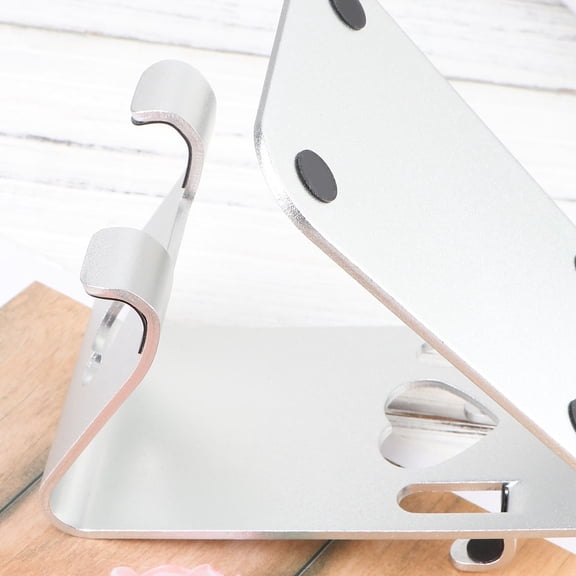 CATIEBYE Aluminum Alloy Universal Cell Phone Holder Stand for Desktop, Adjustable Smartphone Mount for Hands-Free Viewing
