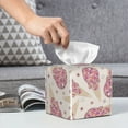 thumbnail image 6 of Sikiie Sparkling Ice Cream Leather Tissue Box Cover Square, tissue box holder, Tissue Box with Bottom Belt-5.2”x5.2”x5.2”, 6 of 7