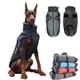 thumbnail image 1 of Ropa para perros grandes, chaleco impermeable para perros grandes, chaqueta de otoño e invierno con cuello de piel cálido, abrigo para perros para bulldog francés Wilma Dog Ns2,5XL, azul, 1 of 4