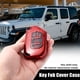thumbnail image 2 of Funda de TPU para llavero Jeep Wrangler JL JLU Gladiator JT Rubicon Sahara JLU 2018-2021 Protector de carcasa para llavero rojo, 2 of 6
