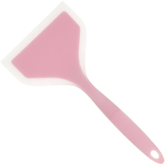 SEWCHICS Non-Stick Kitchen Spatula Pink Silicone 1Pack 10.22X4.72X0.79in