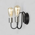 thumbnail image 5 of 11739BKSN Maxim Lighting Haven-2 Light Wall Sconce in Classic style-9 Inches wide by 7 inches high-Black/Satin Nickel Finish, 5 of 5