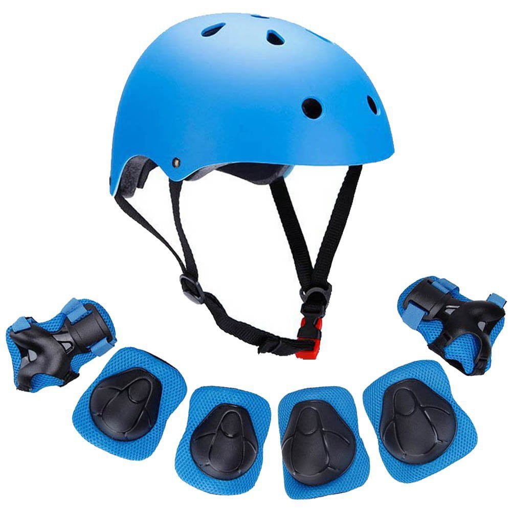 Details about   Kid Roller Skating Scooter Bike Helmet Knee Elbow Wrist Pad Protective Gear New 