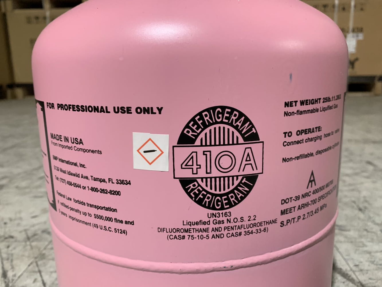 R410a 25 lb R410a Refrigerant FACTORY SEALED FREE SAME DAY SHIPPING by 3pm 