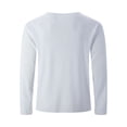 thumbnail image 4 of pstuiky Camisas de manga larga de invierno para hombre, Camisa de capa base de ejercicio de manga larga para hombre, informal, con cuello redondo, bolsillos y botones, de colores sólidos xxxl, 4 of 9