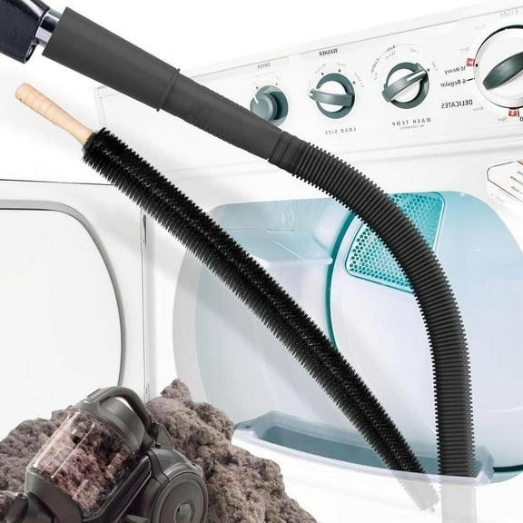 Dryer Vent Cleaner Kit Vacuum Hose Attachment Compatible with All Vacuum Cleaner, Quickly Lint Remover Cleaning Supplies Springtok