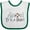 White and Green, variant on Inktastic Ahoy It's a Boy Boys Baby Bib