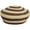 Coffee, variant on Woven Paper Straw Beret Hat French Style Sun Hat for Travel Vacation Black 56-58cm