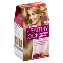 L'Oreal Healthy Look Creme Gloss Color - 8 Vanilla Creme (Medium Blonde) 1 Each