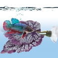 thumbnail image 4 of Betta Fish Hammock, Increase Pet Privacy Odorless Simulating The Natural  Plant Leaf Pad  For Betta Spawning Grounds For Fish  Aquarium Decoration, 4 of 8