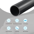 thumbnail image 3 of Uxcell Tuyau Rond Rigide Noir Haute Résistance pour Eau 1,42 x 1,57, 3 of 6