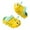 Yellow, variant on AWZXDE Toddler Slippers Summer Clog Shoes With Cartoon Design Soft Breathable Sole Lightweight Non Indoor Outdoor Slides For Baby Boys And Girls Yellowï¼4.5-5 Years