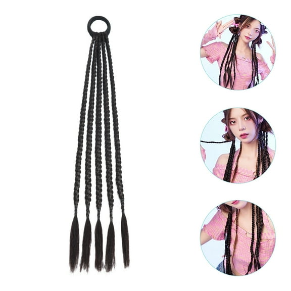 HEANUJJ Black Ponytail Extension Natural Look Stylish Hair Styling for Women Travel Use 1 Pack
