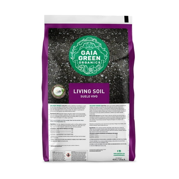 Gaia Green Organics Living Soil, Organic Potting Mix, 1.5 cu ft