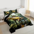 thumbnail image 3 of Feelyou 3D Dinosaur Kids Queen Comforter Set, Jungle Animal Bedding Comforter Set, 3pcs, 3 of 8