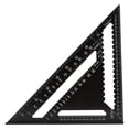 thumbnail image 2 of Herramienta de medición de carpintero, ingeniero de precisión, escuadra con forma de triángulo de aleación de aluminio de 12 pulgadas, 2 of 10