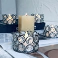 thumbnail image 7 of Lierteer Crystal Tealight Candle Lantern Holders Candlesticks for Wedding Party Gold, 7 of 7