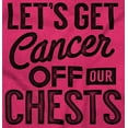 thumbnail image 2 of Let's Get Cancer Off Our Chests Women Crewneck Sweatshirt Brisco Brands S, 2 of 6