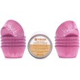 thumbnail image 4 of Gifbera Standard Pink Foil Cupcake Liners Wrappers Baking Cups 200 Count,, 4 of 4