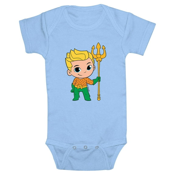 Infant's DC Super Friends Aquaman Power Pose Bodysuit